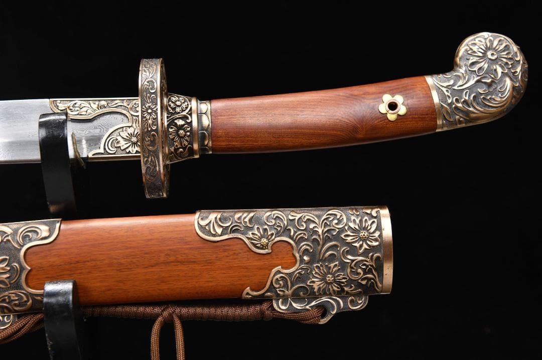 沈錬刺繍春刀 日本刀 模造刀 居合刀 武士道 武蔵 鑑賞用 手鍛造打