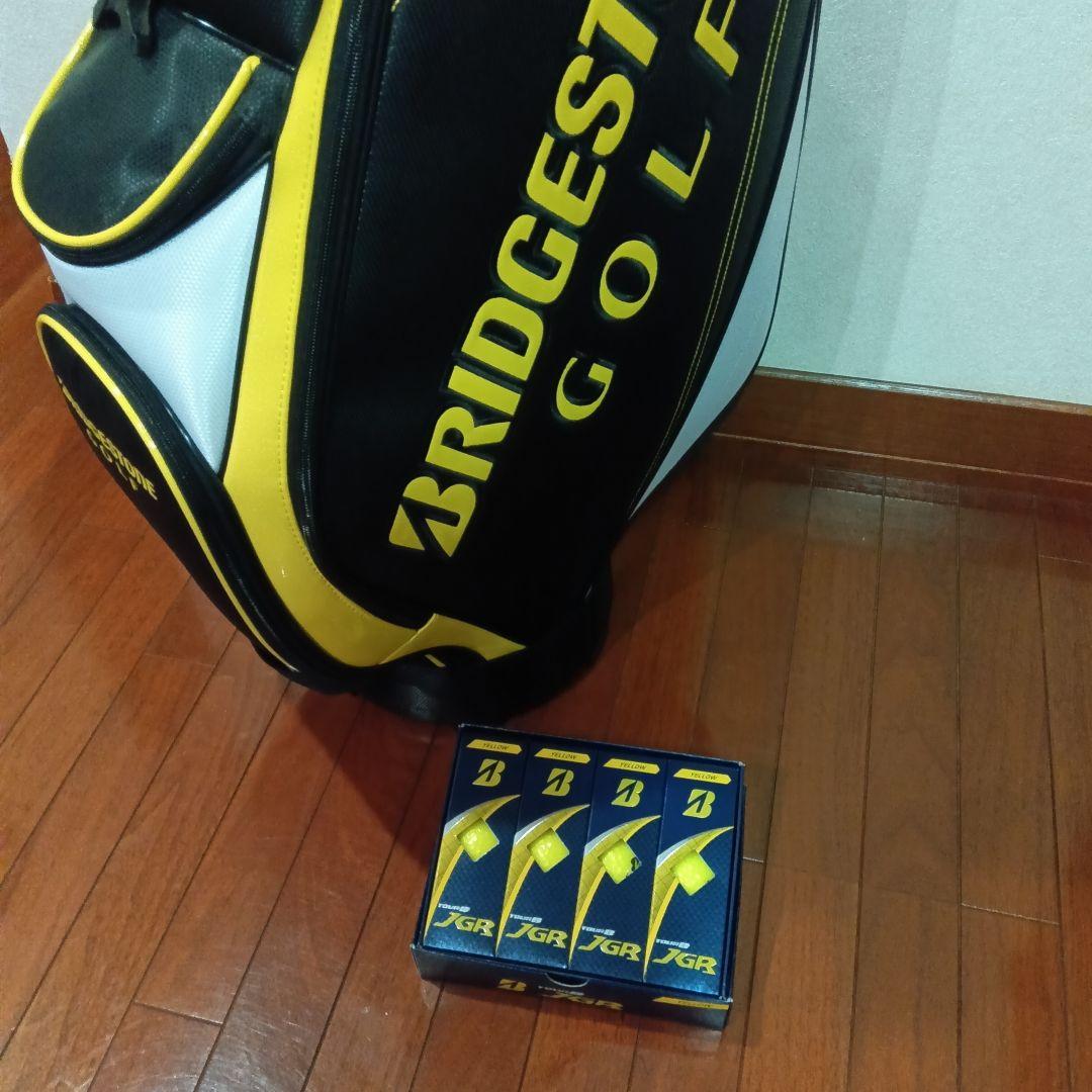 BRIDGESTONE キャディバッグ 　＆　JGRゴルフボール