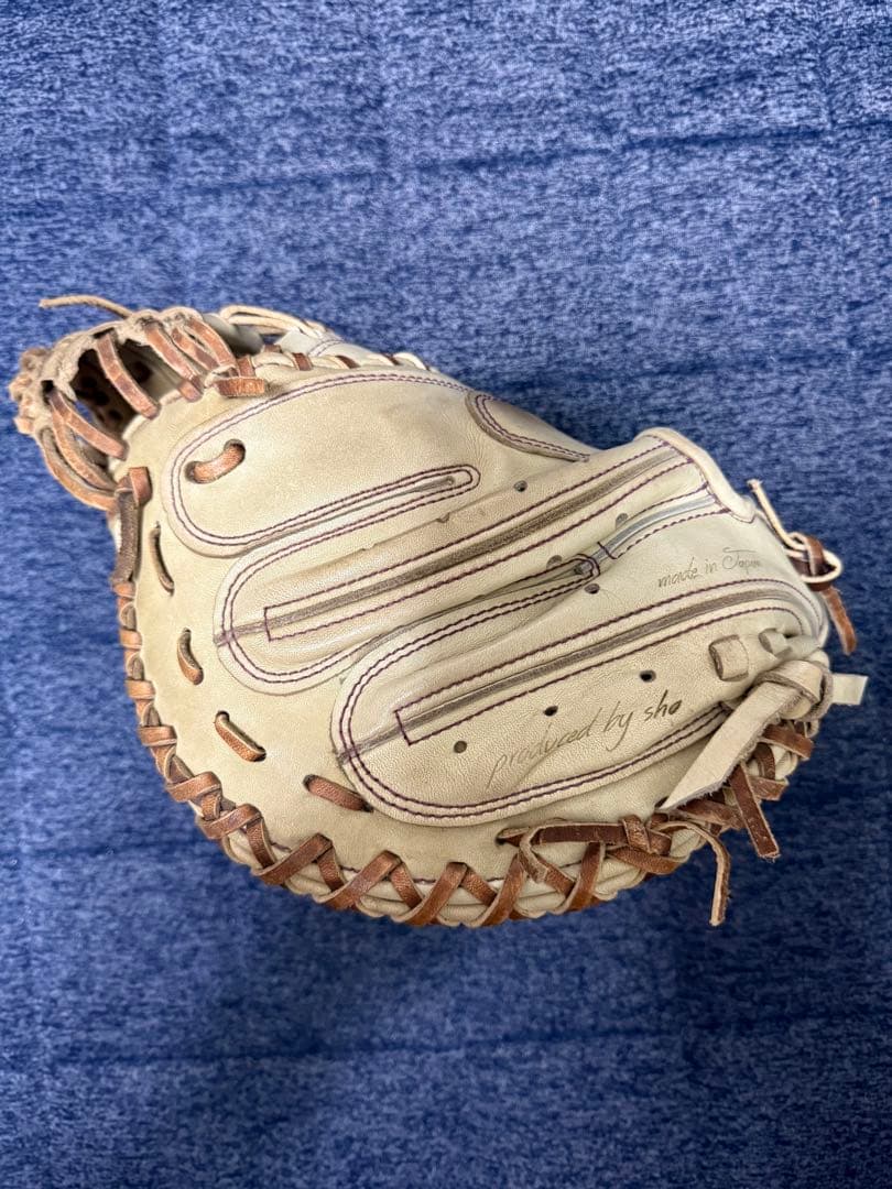 野球小僧専用【型抜群】要ミット 軟式キャッチャーミット キャメル