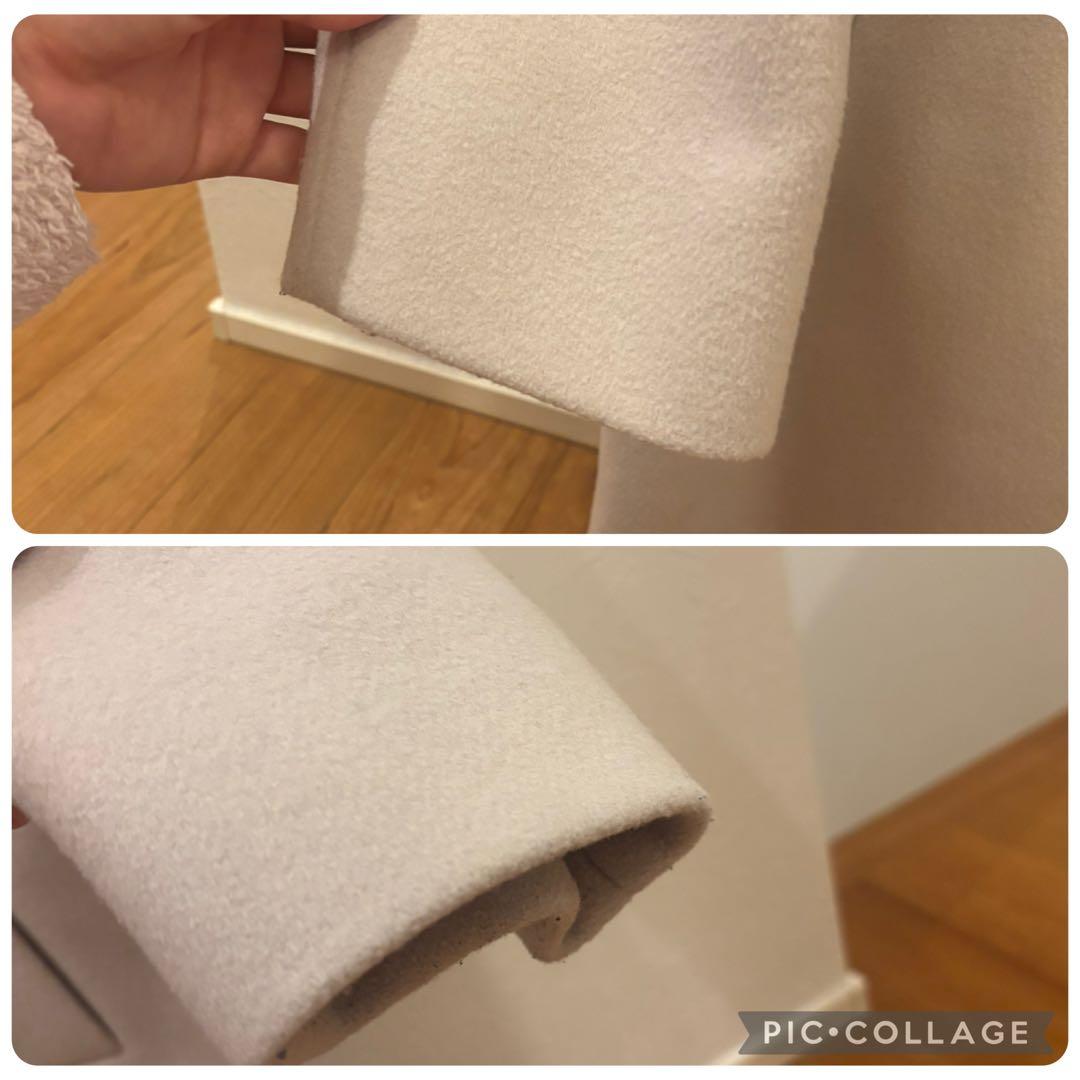 【新品に近い】M-PREMIER フーディミドルコート 38 定価5万円