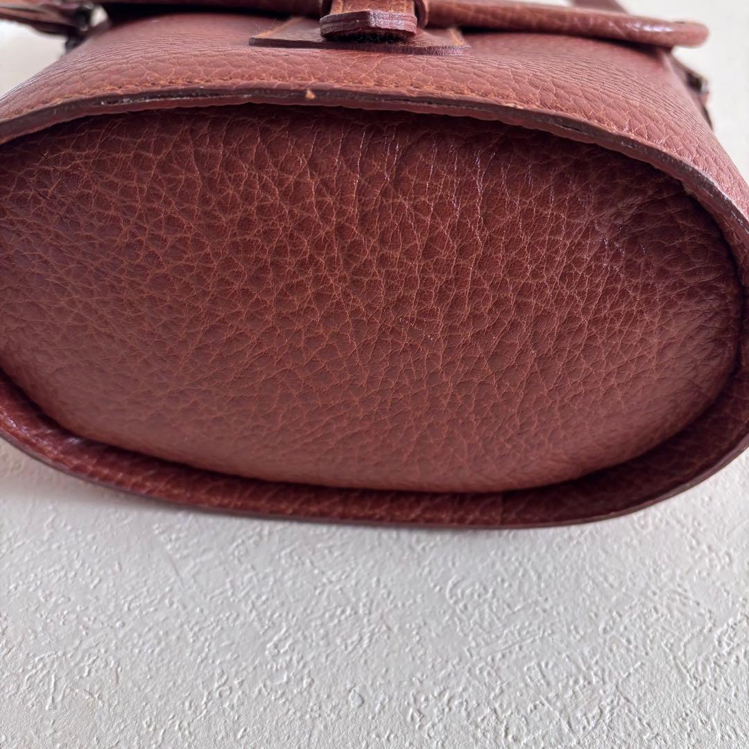 希少 RALPHLAUREN レザーショルダーバッグ ヴィンテージ