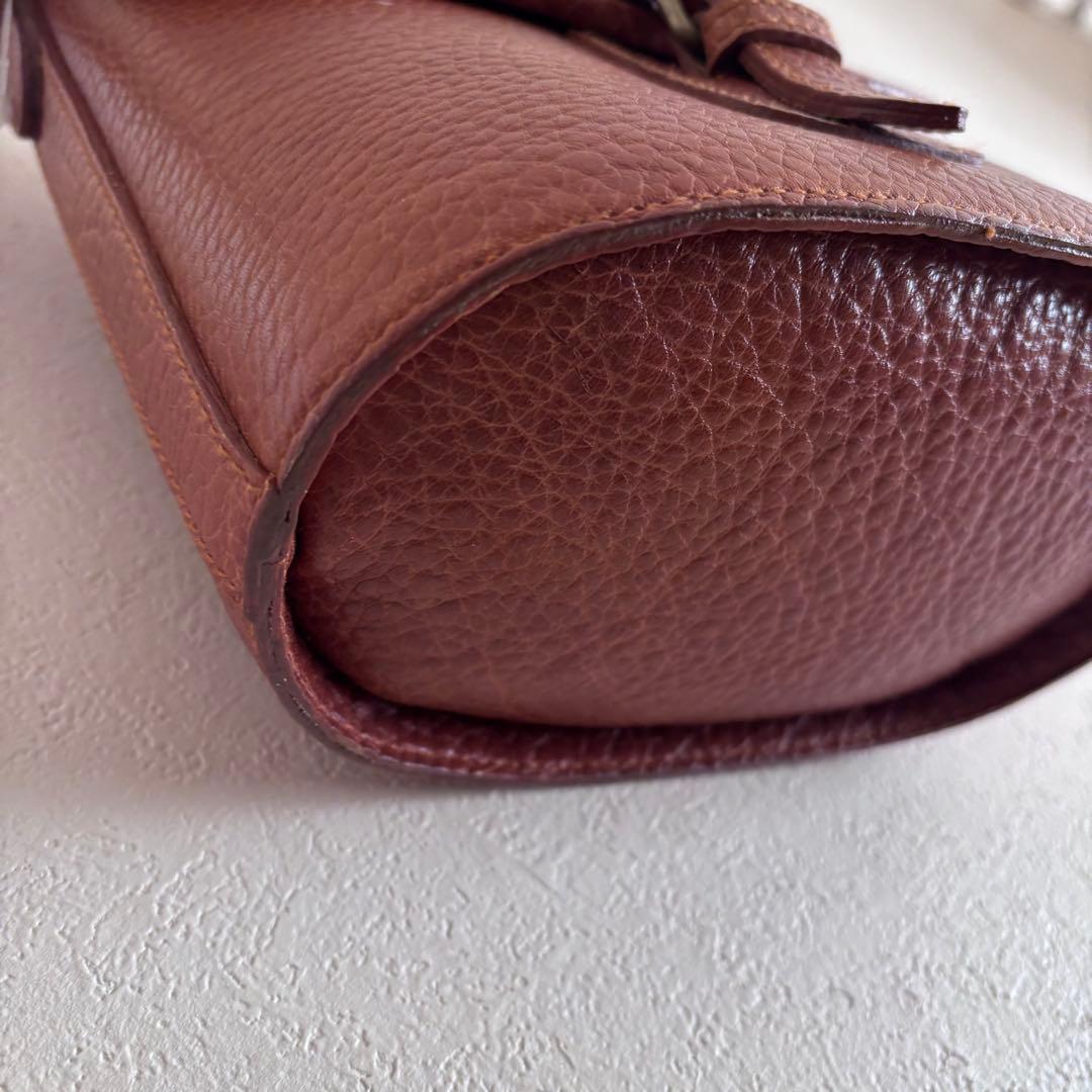 希少 RALPHLAUREN レザーショルダーバッグ ヴィンテージ