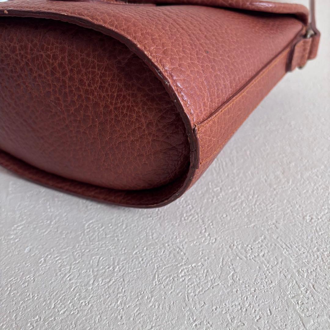 希少 RALPHLAUREN レザーショルダーバッグ ヴィンテージ