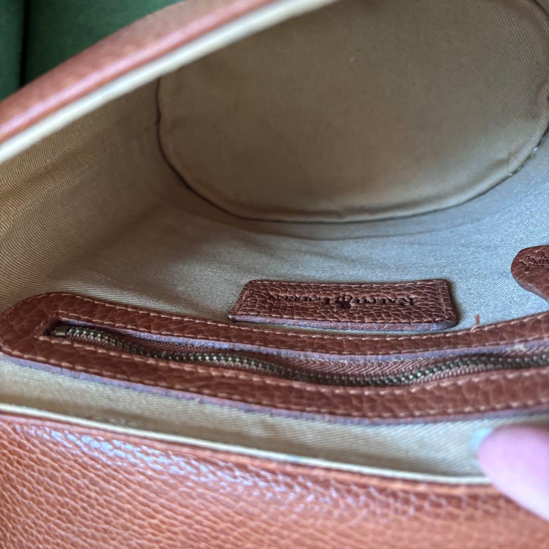 希少 RALPHLAUREN レザーショルダーバッグ ヴィンテージ