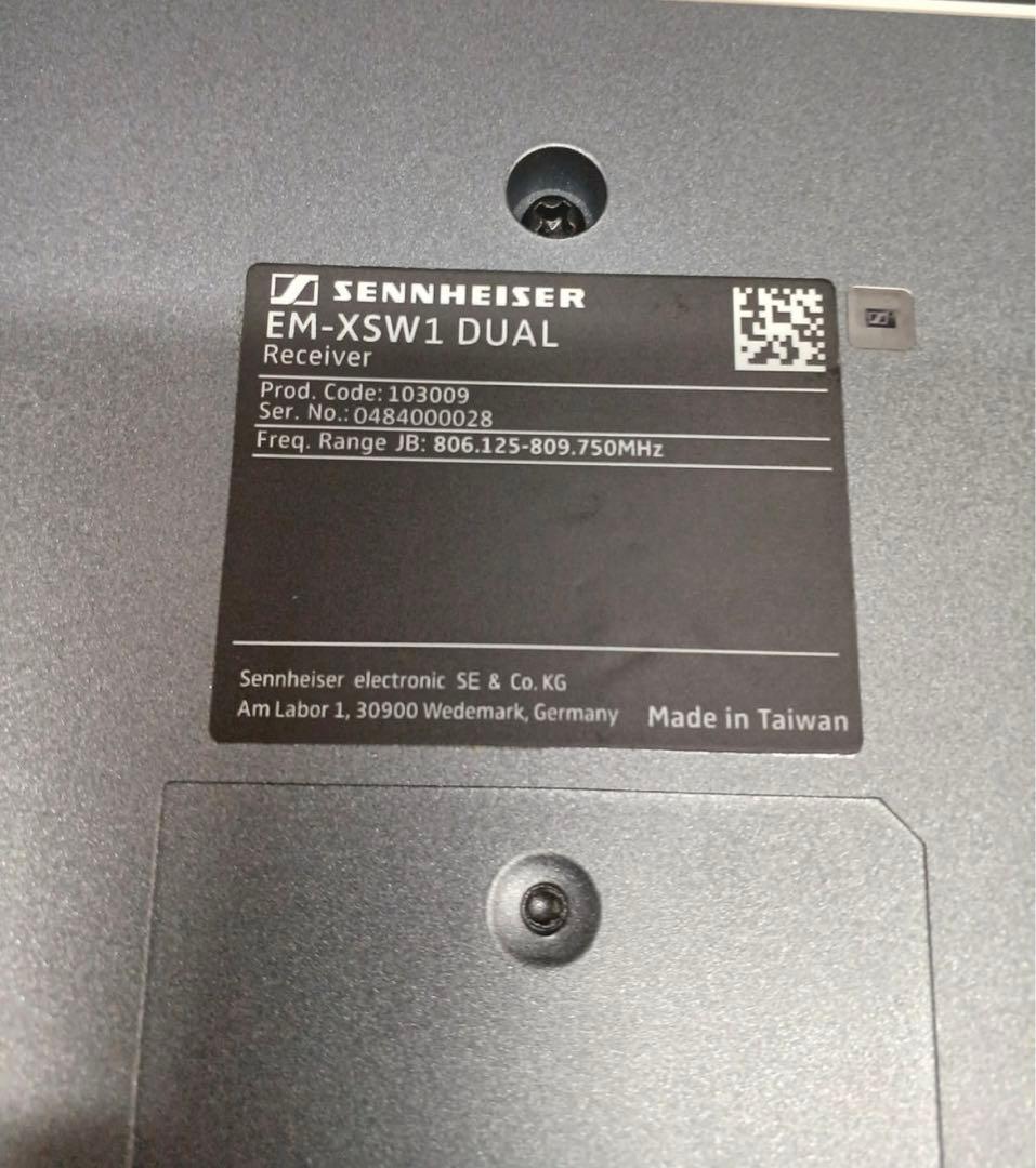 Sennheiser EM-XSW1 DUAL ワイヤレスマイクセット