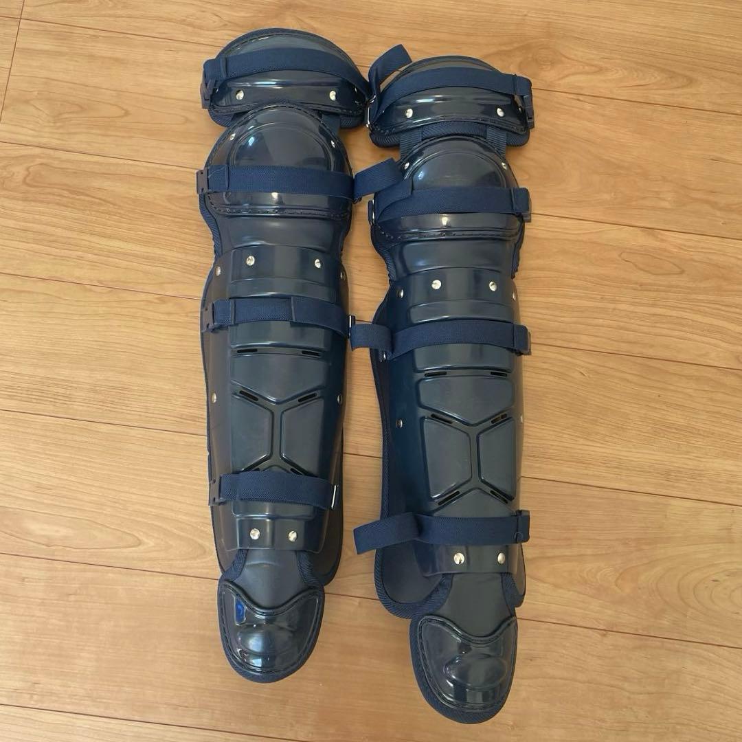 相談中ssk キャッチャー用 レガース 青　防具