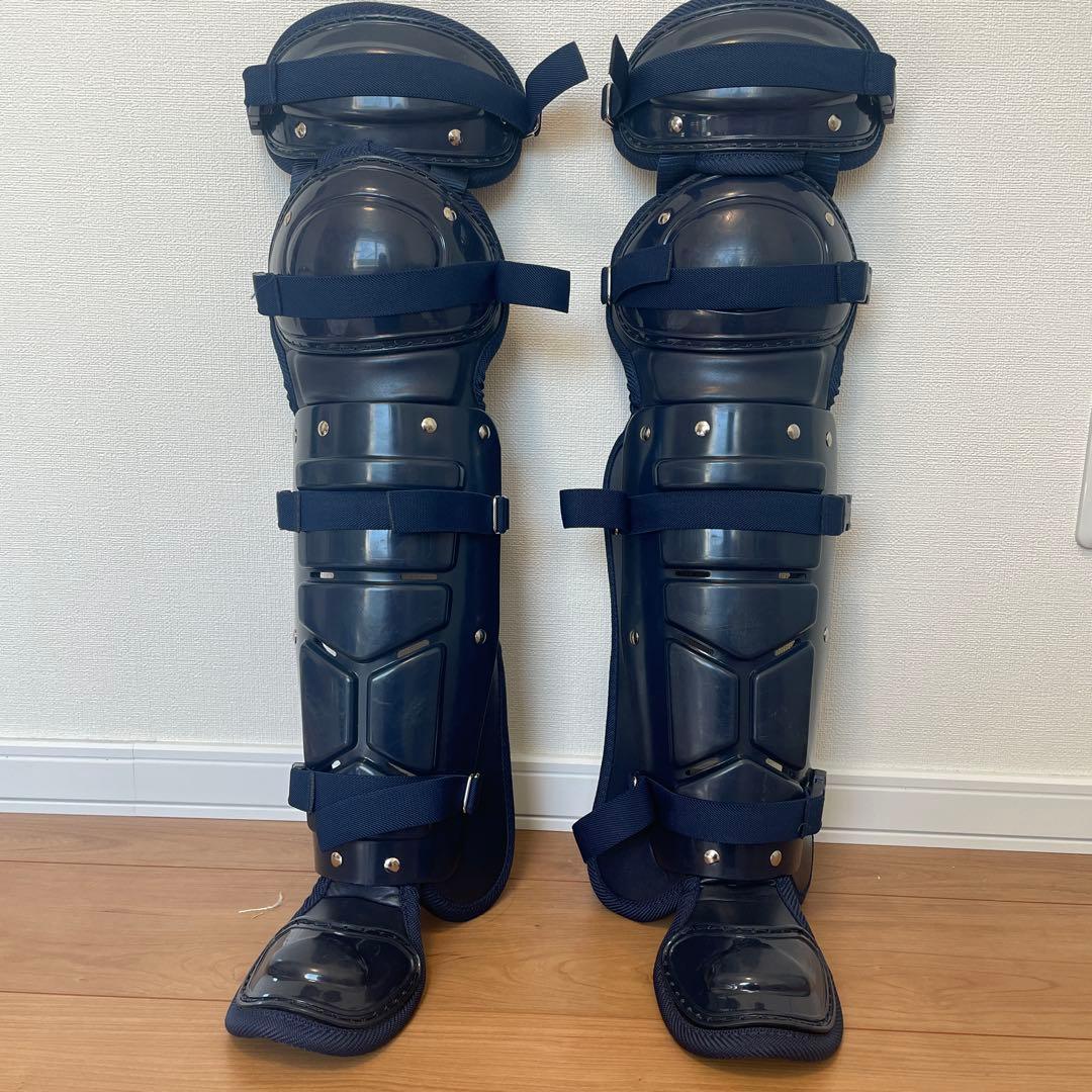 相談中ssk キャッチャー用 レガース 青　防具