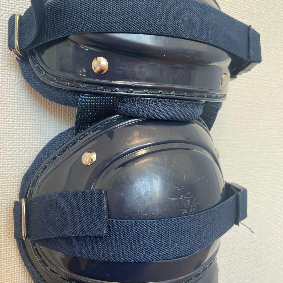 相談中ssk キャッチャー用 レガース 青　防具