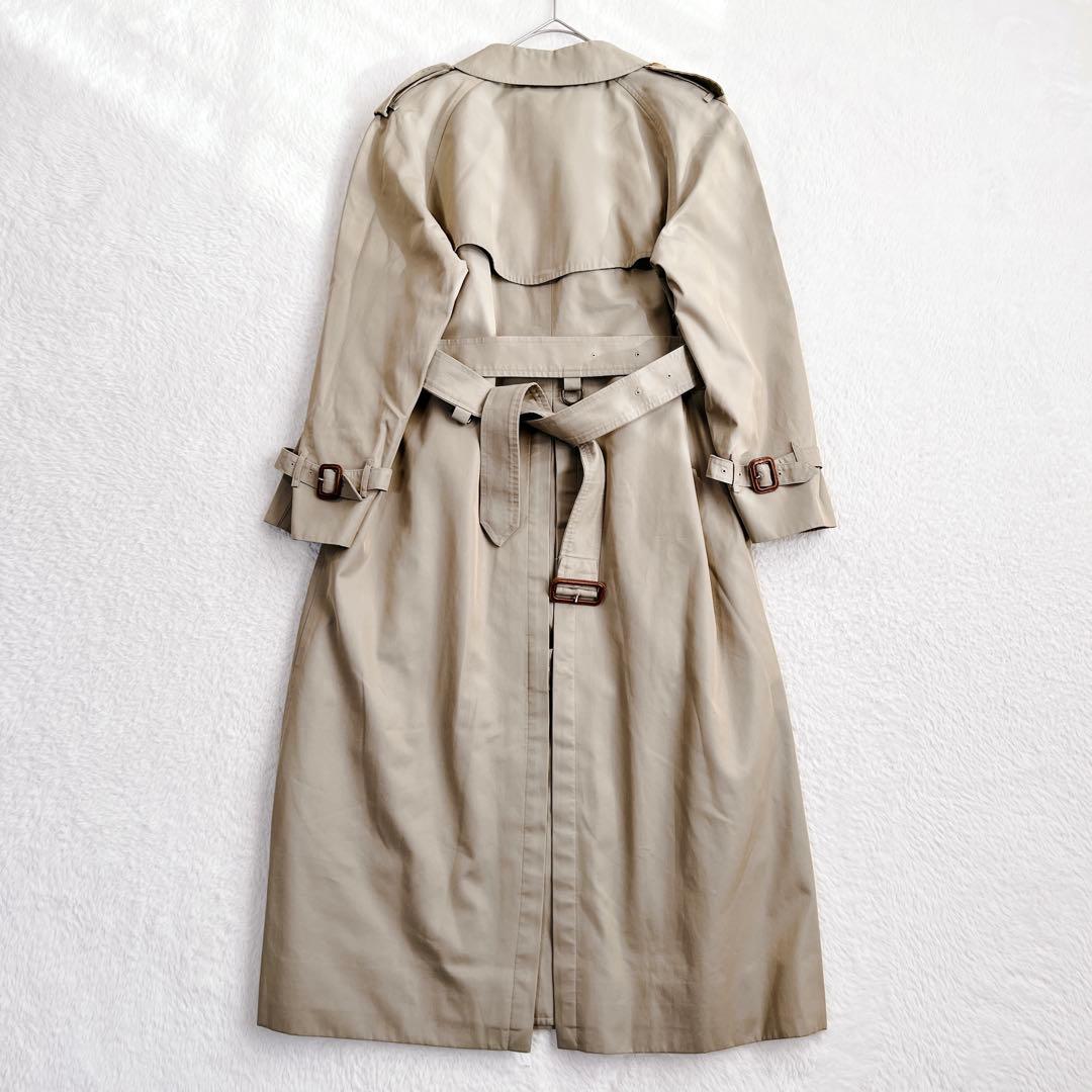 美品✨バーバリー ロング トレンチコート ウールライナー マキシ丈 カーキ