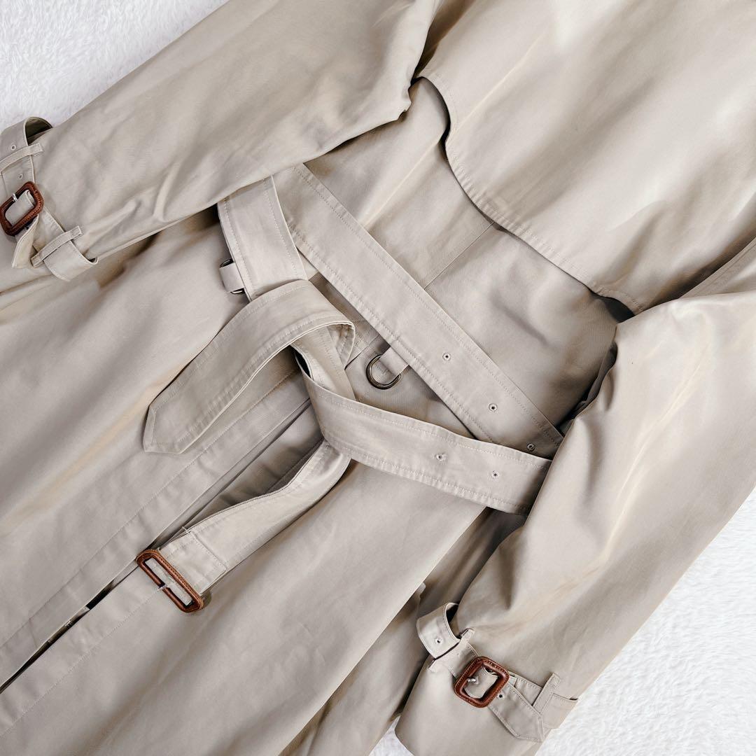 美品✨バーバリー ロング トレンチコート ウールライナー マキシ丈 カーキ