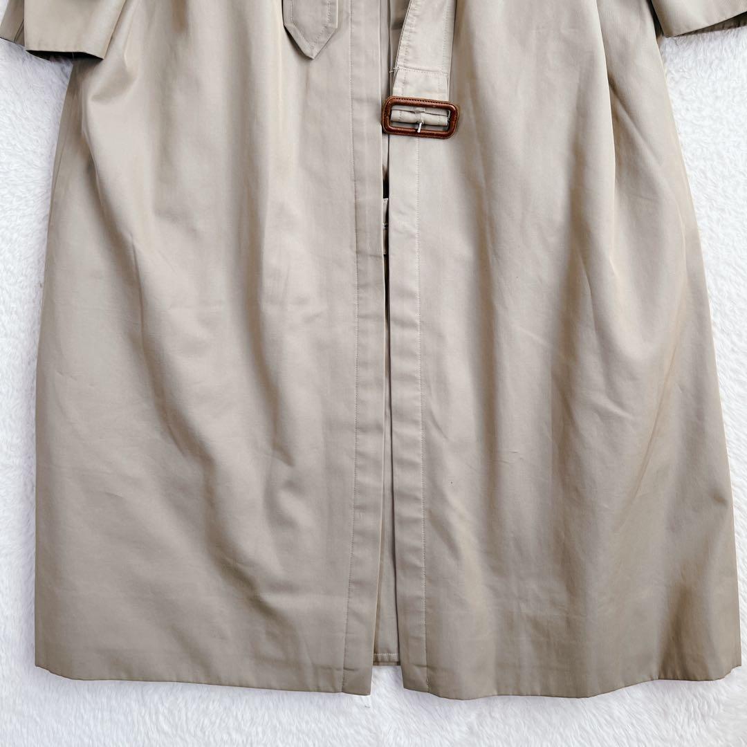 美品✨バーバリー ロング トレンチコート ウールライナー マキシ丈 カーキ