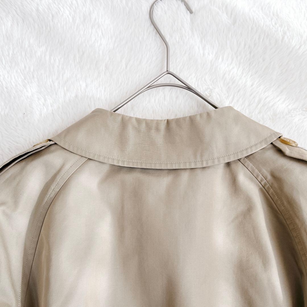 美品✨バーバリー ロング トレンチコート ウールライナー マキシ丈 カーキ