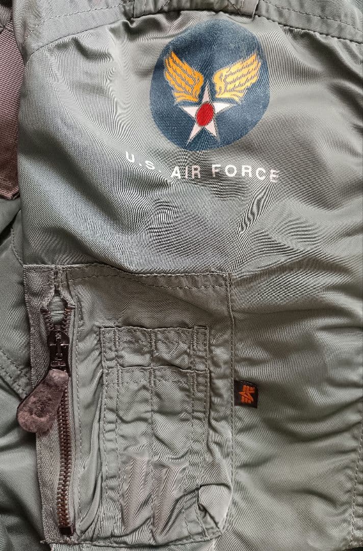USA製 アルファインダストリーズ フライトジャケット L-2B