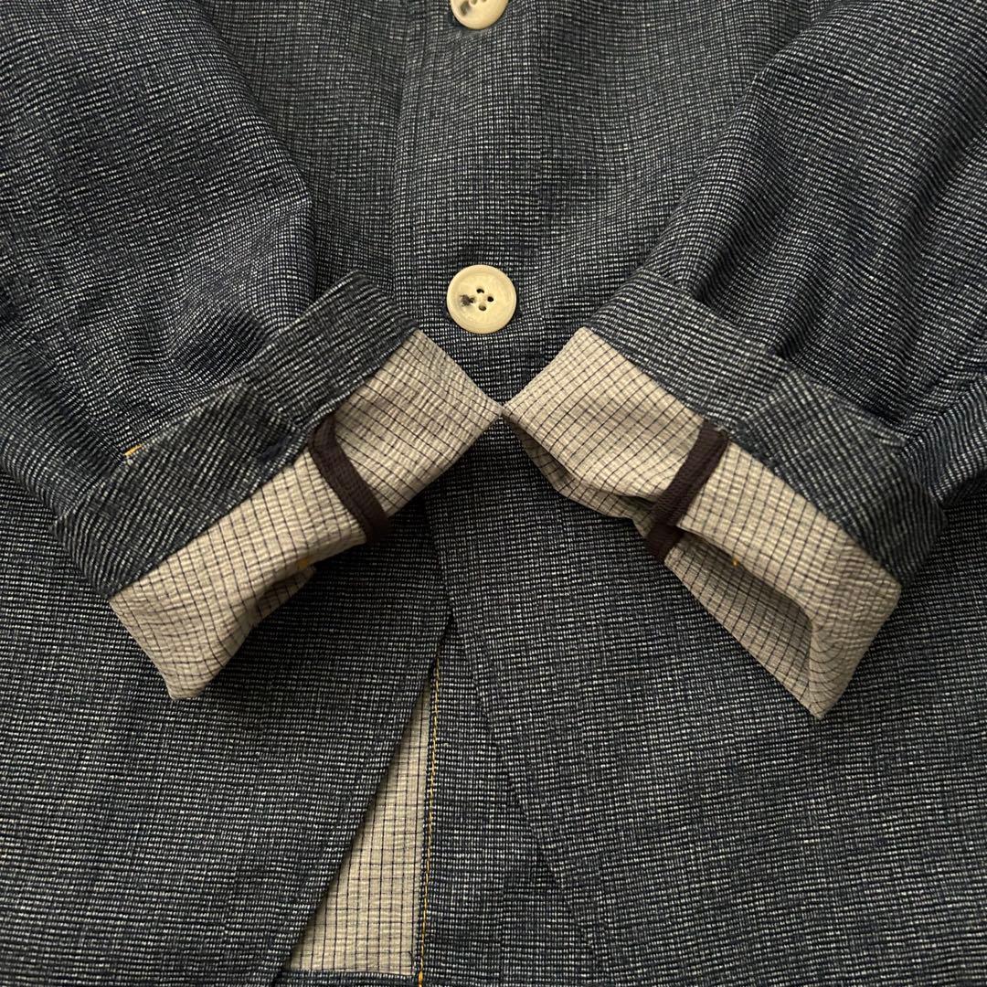 ZARA MAN 総柄 デニム調 サマー セットアップ