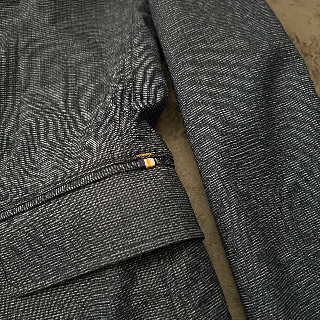 ZARA MAN 総柄 デニム調 サマー セットアップ