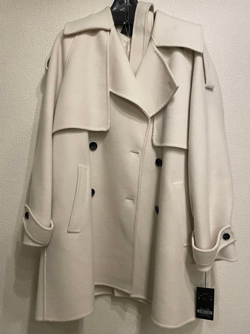 リバーウールミドルトレンチコート