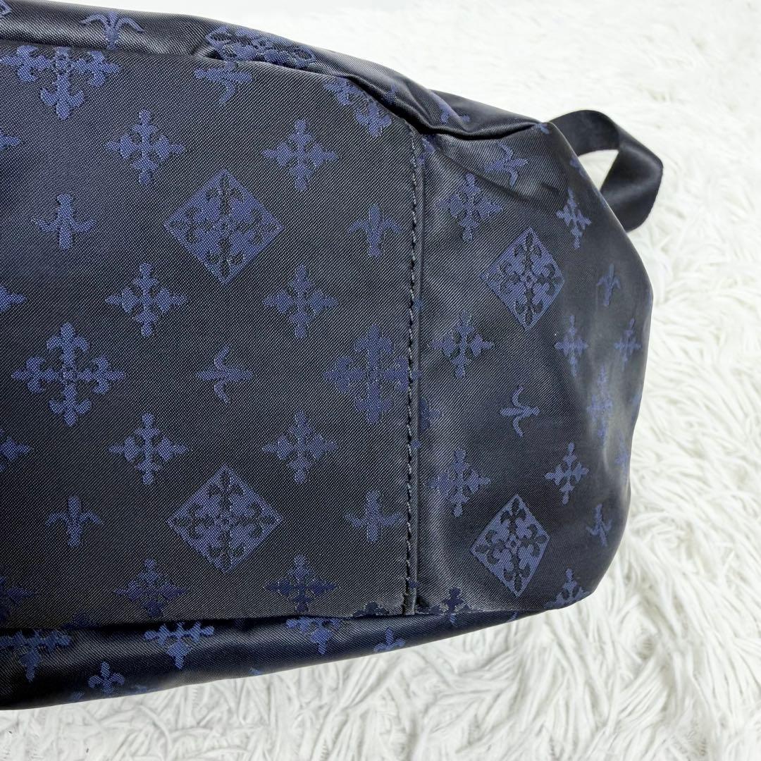 【極美品】 russet ナイロンジャガード ショルダーバッグ　2WAY 肩がけ