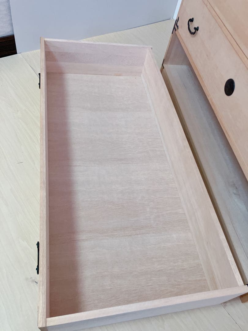 桐箪笥　桐タンス 3段　着物たんす　和装　収納　幅95×高さ57×奥行き45