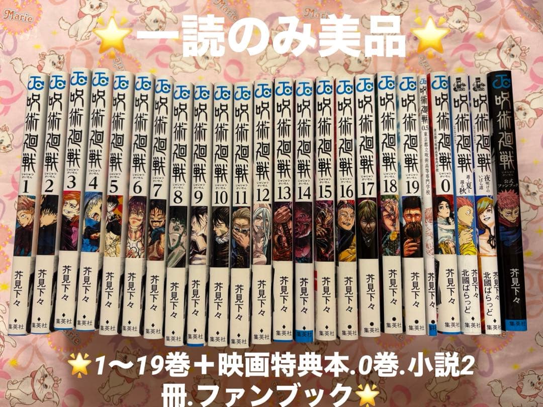 【一読のみ美品】呪術廻戦 0-19巻 映画特典本 小説 ノベライズ ファンブック
