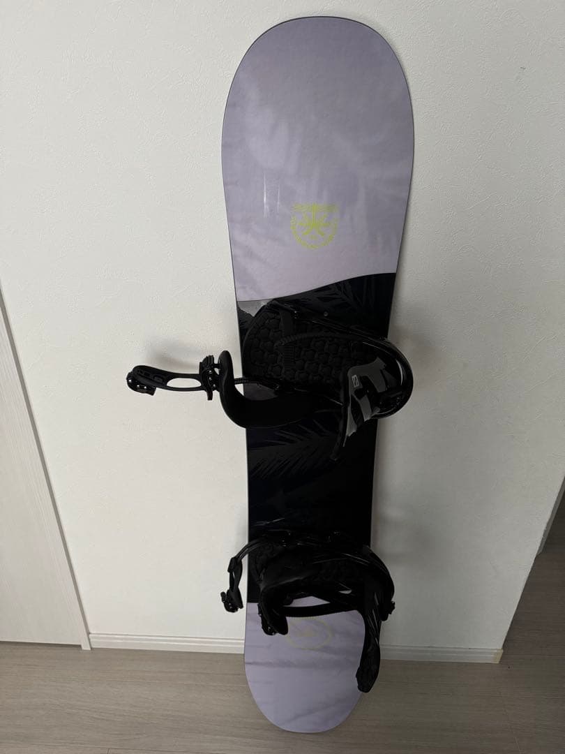 SALOMON スノーボード 紫/黒 バインディング付き