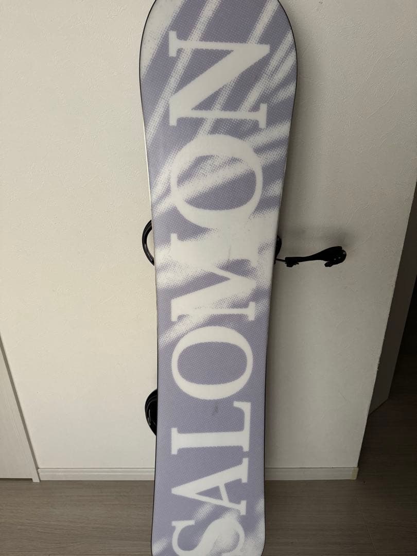 SALOMON スノーボード 紫/黒 バインディング付き