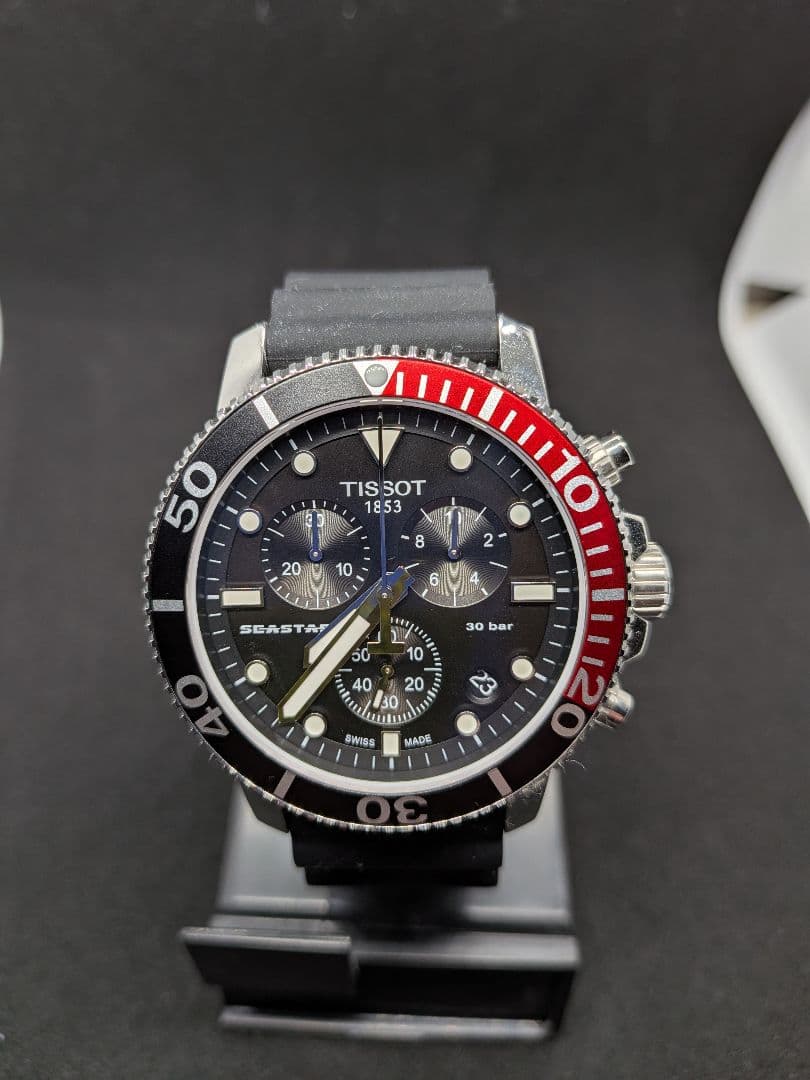 TISSOT　ティソ　シースター　クロノグラフ