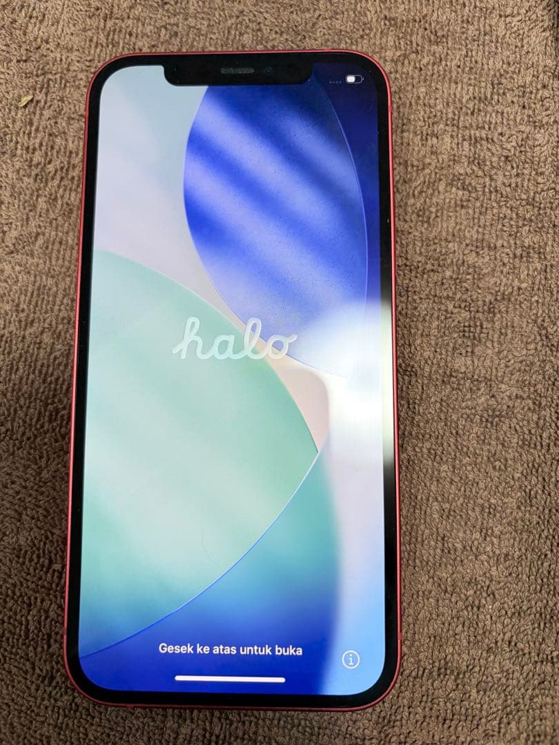 Apple iPhone 12 red 64GB 中古本体　美品　SIMフリー