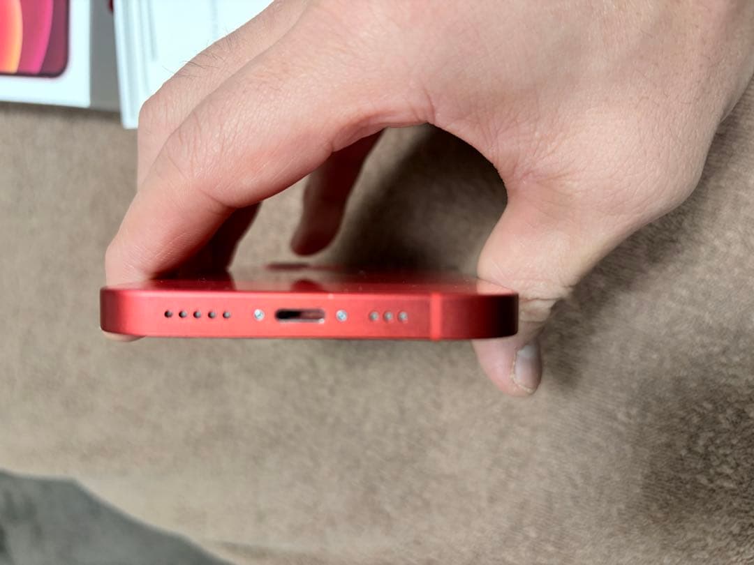 Apple iPhone 12 red 64GB 中古本体　美品　SIMフリー