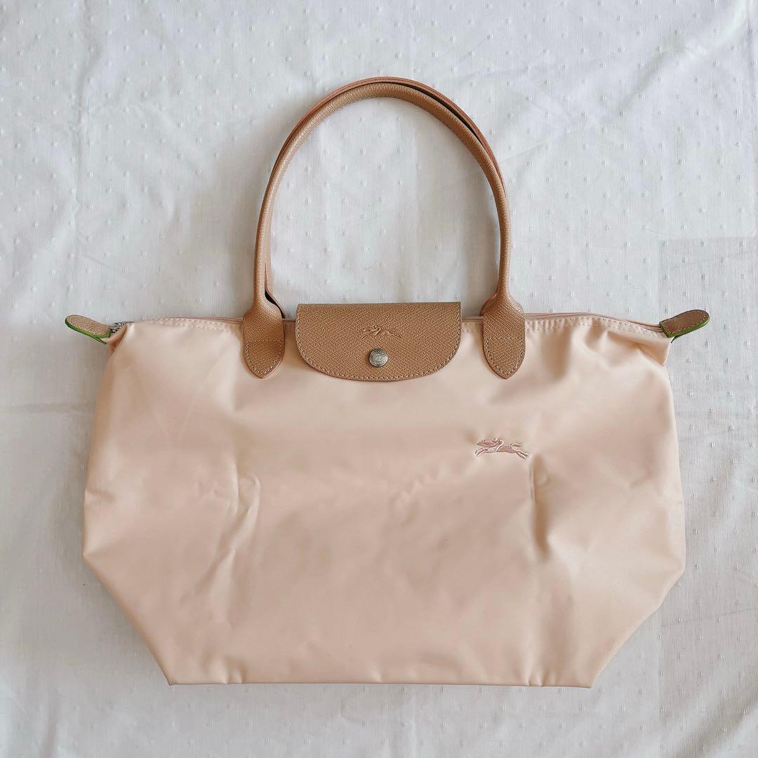 ロンシャン　ルプリアージュLサイズ　トートバッグ　ベージュ