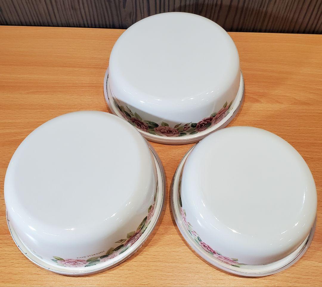 g*n様 エジリー インペリアルローズ ホーロー 保存容器 9点セット 薔薇 ロ