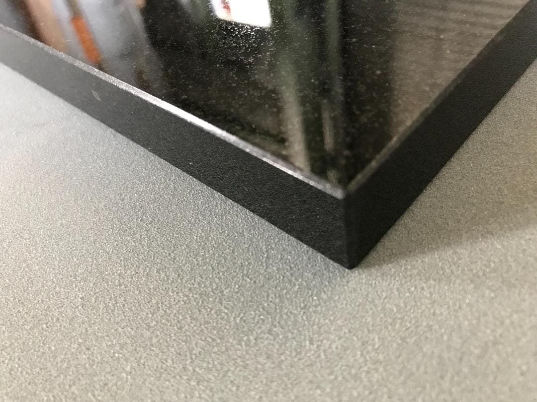 天然黒御影石 山西黒 オーディオボード●400×380×25●5面磨き　送料無料