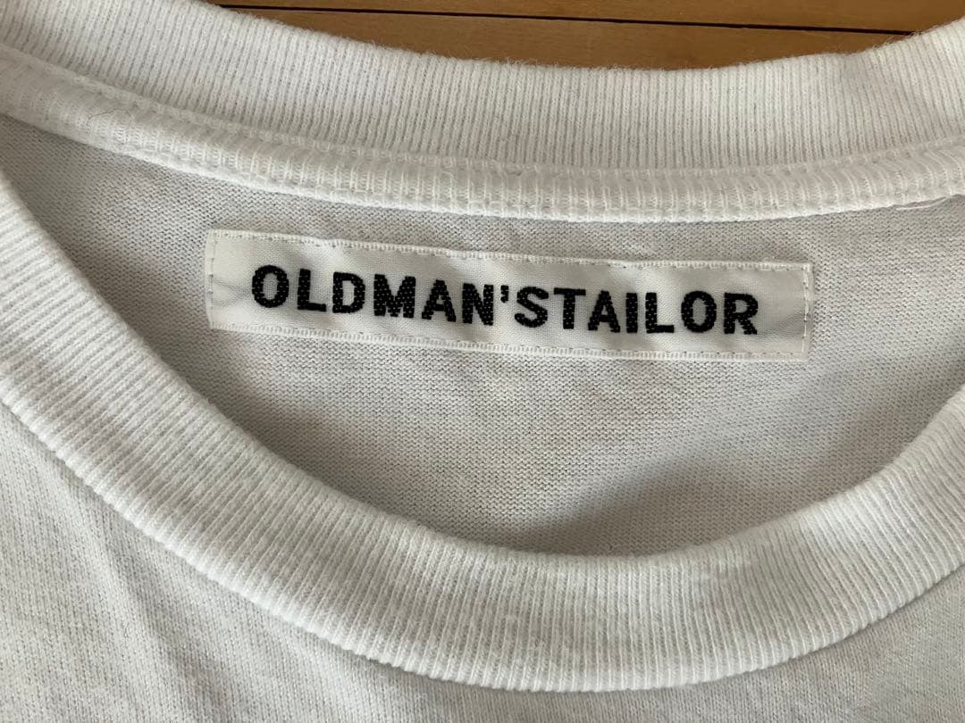 OLDMANS TAILOR ロンT 白 R＆D.M.Co- 長袖カットソー