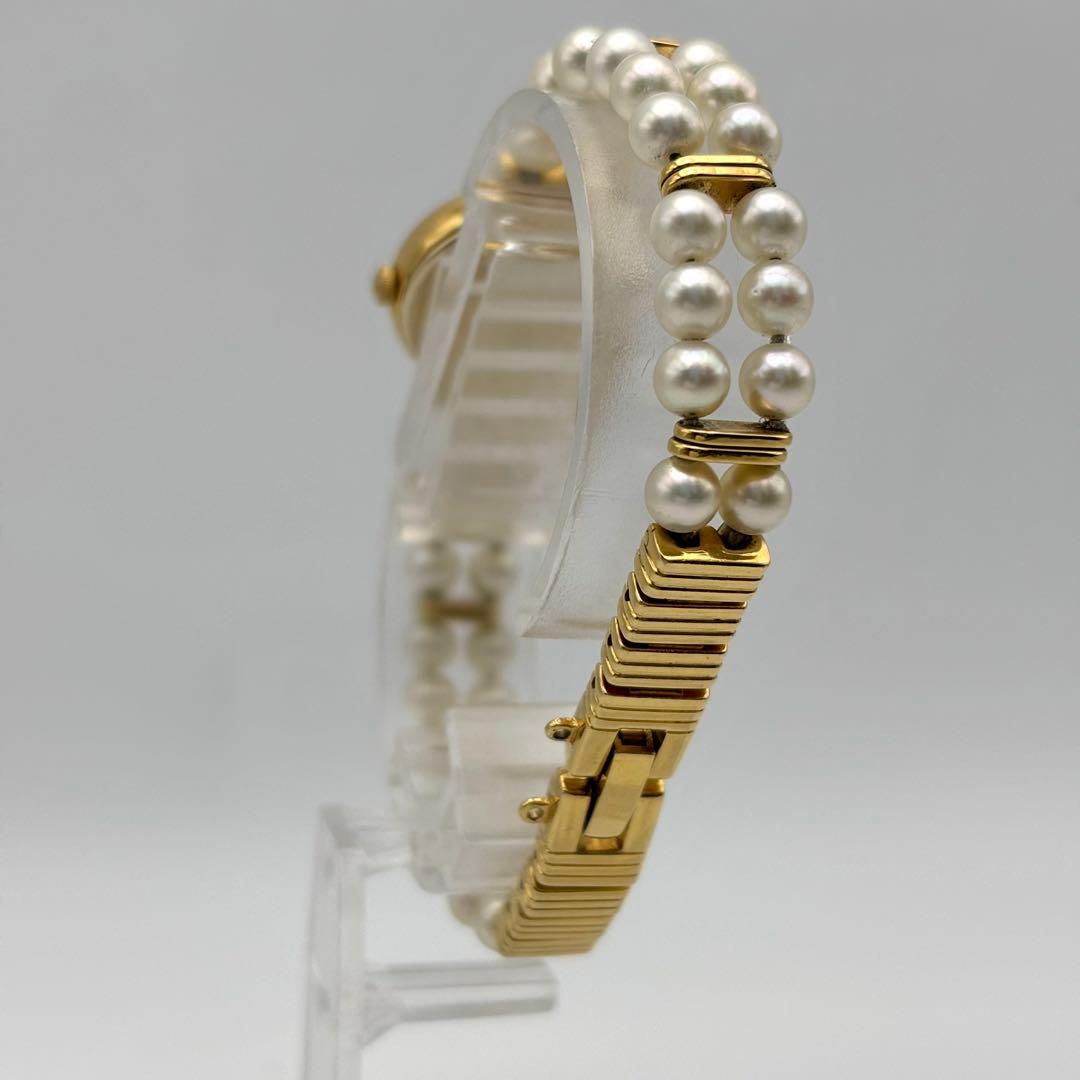 美品✨ミキモト MIKIMOTO JAL パールウォッチ　シェル　腕時計 ドレス
