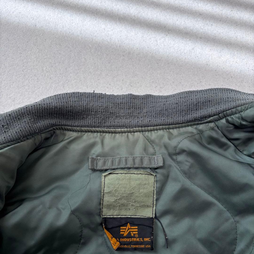 ALPHA INDUSTRIES ma1 ground crew USA製 XL