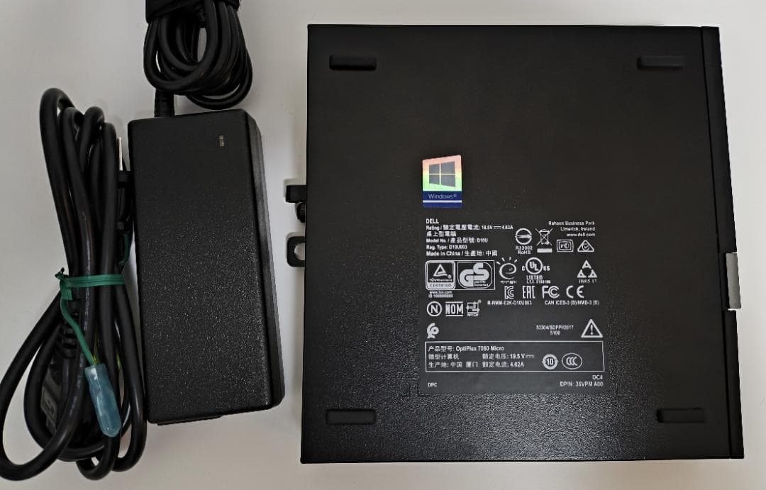 DELL Optiplex 7060 Micro　メモリ16GB