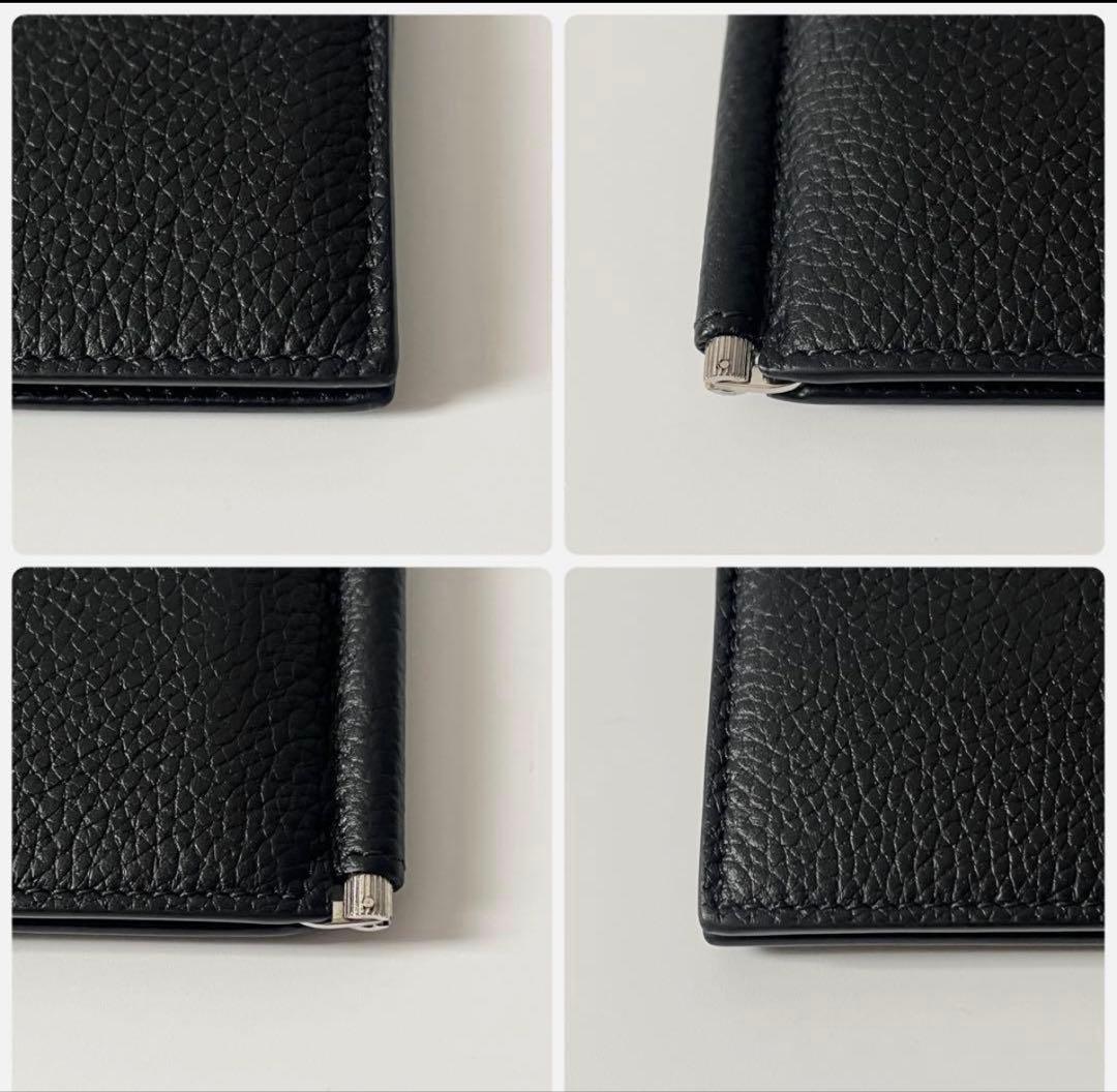 綺麗 TOM FORD マネークリップ　二つ折りレザー　黒ブラック 値下げ‪✕‬