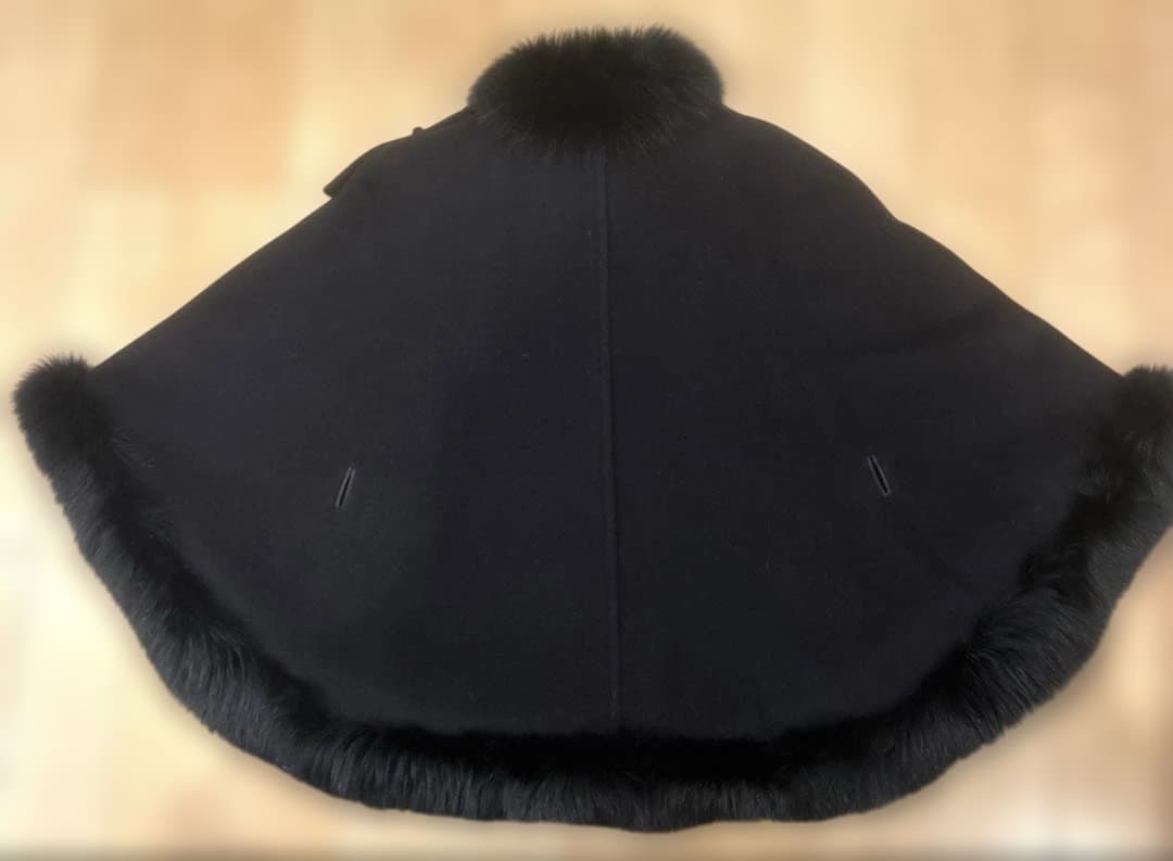 EPOCA ポンチョ　コート　アンゴラ40サイズ