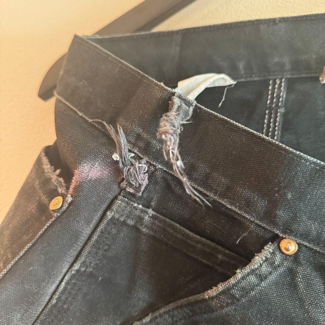 Carhartt 黒 ダブルニー90年代　アメリカ製