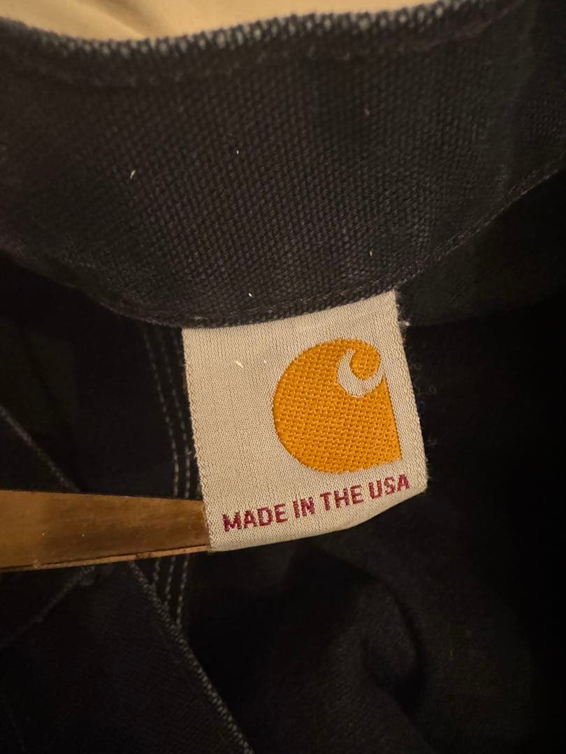 Carhartt 黒 ダブルニー90年代　アメリカ製