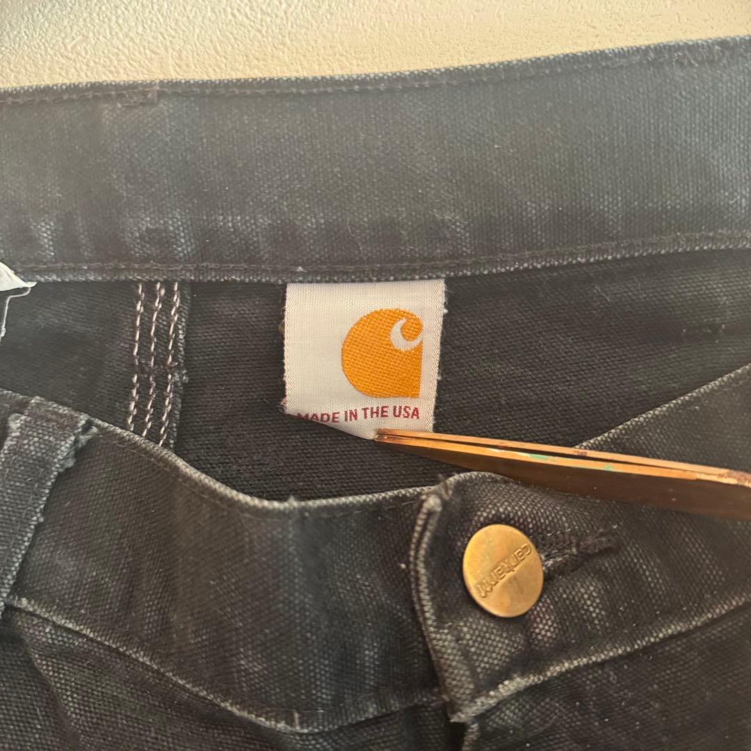 Carhartt 黒 ダブルニー90年代　アメリカ製