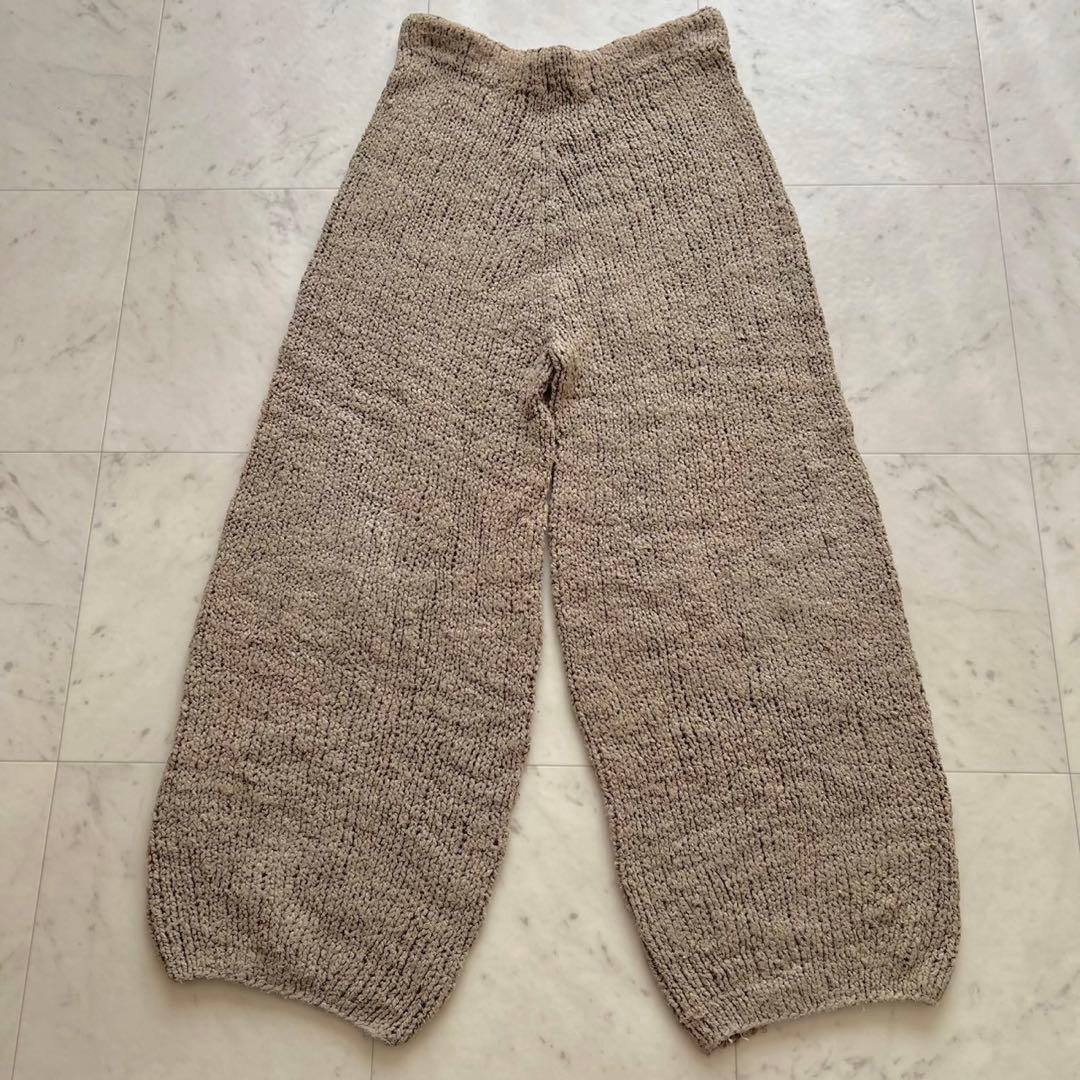 LAUREN MANOOGIAN ハンドニットパンツ ベージュ