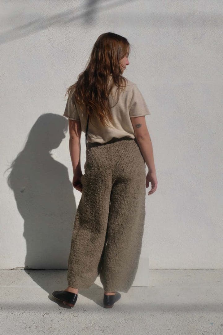 LAUREN MANOOGIAN ハンドニットパンツ ベージュ