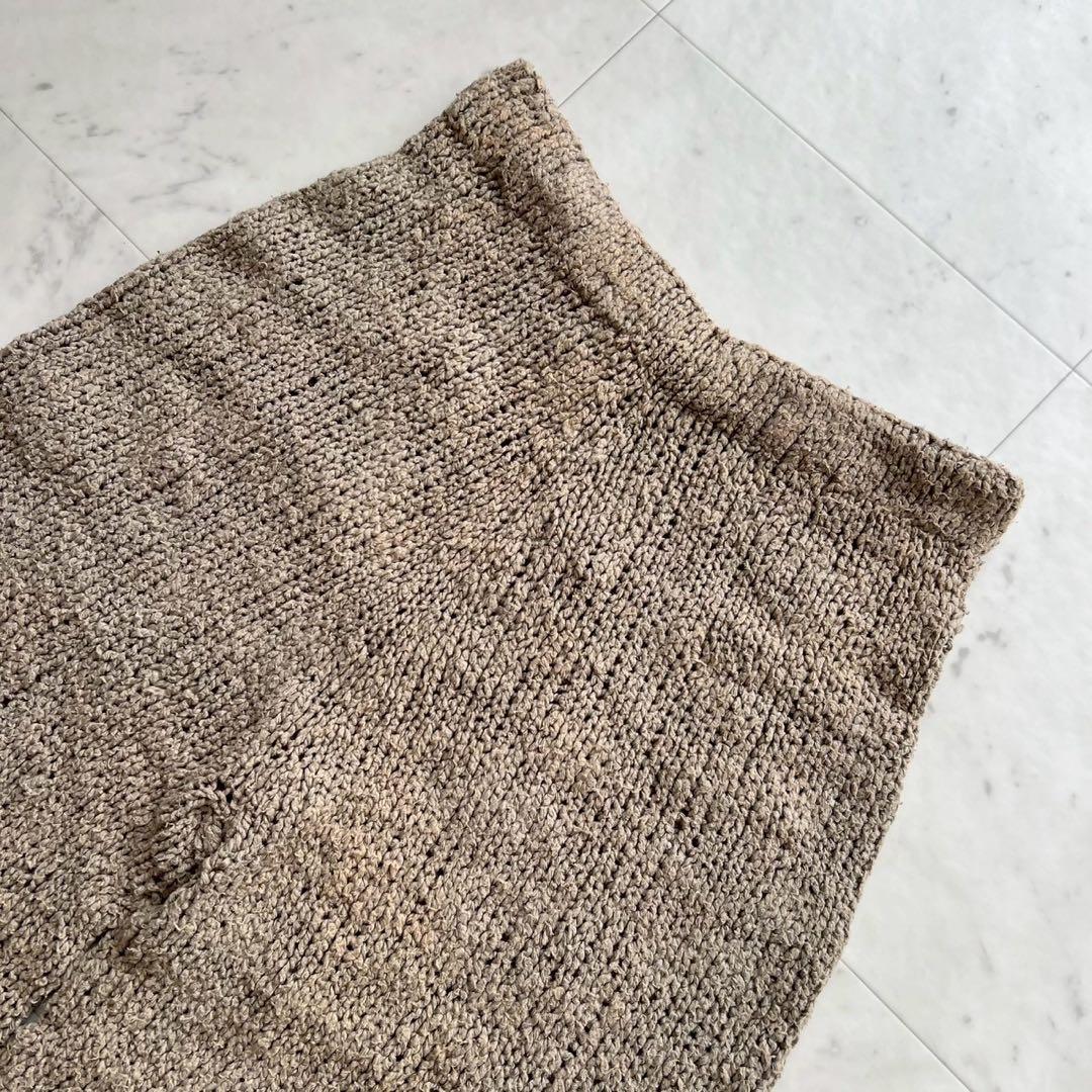 LAUREN MANOOGIAN ハンドニットパンツ ベージュ