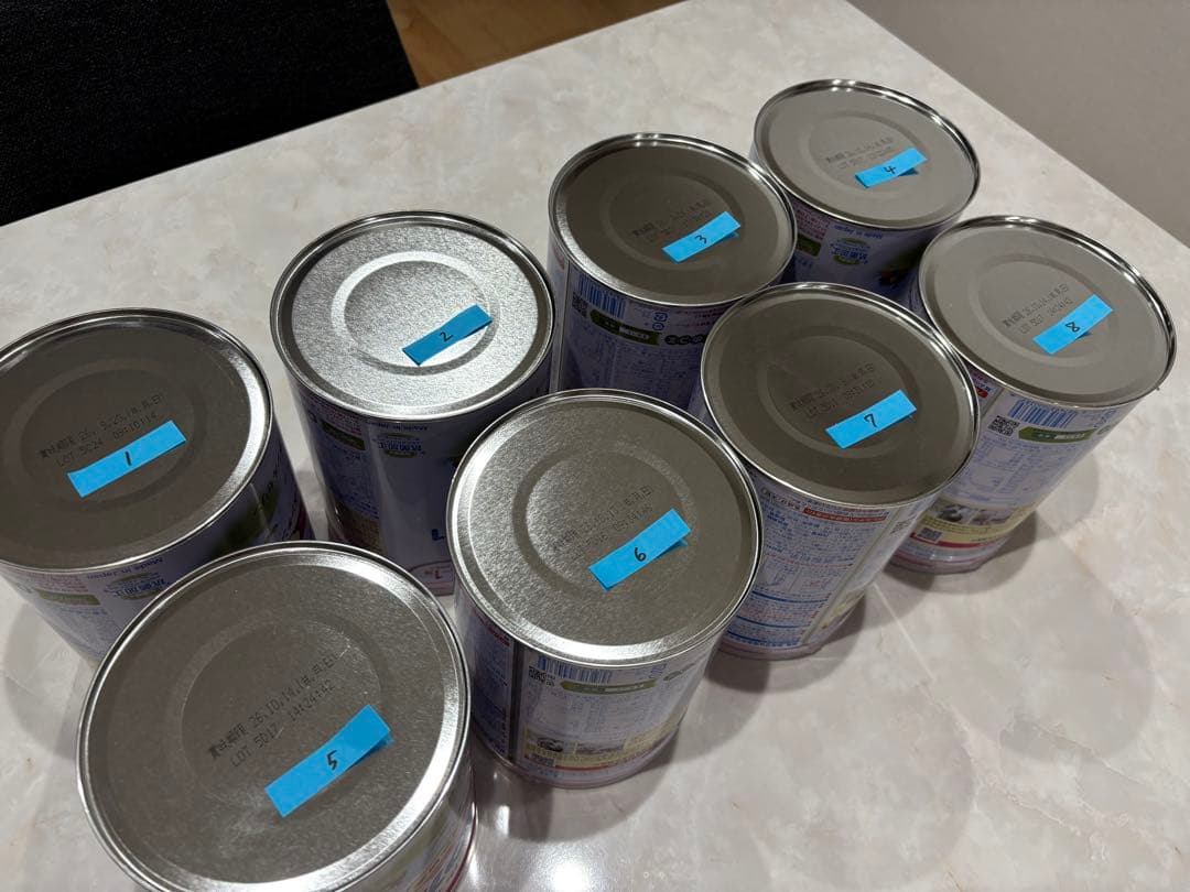 すこやか粉ミルク、ミルク缶、ミニスティック、スティック