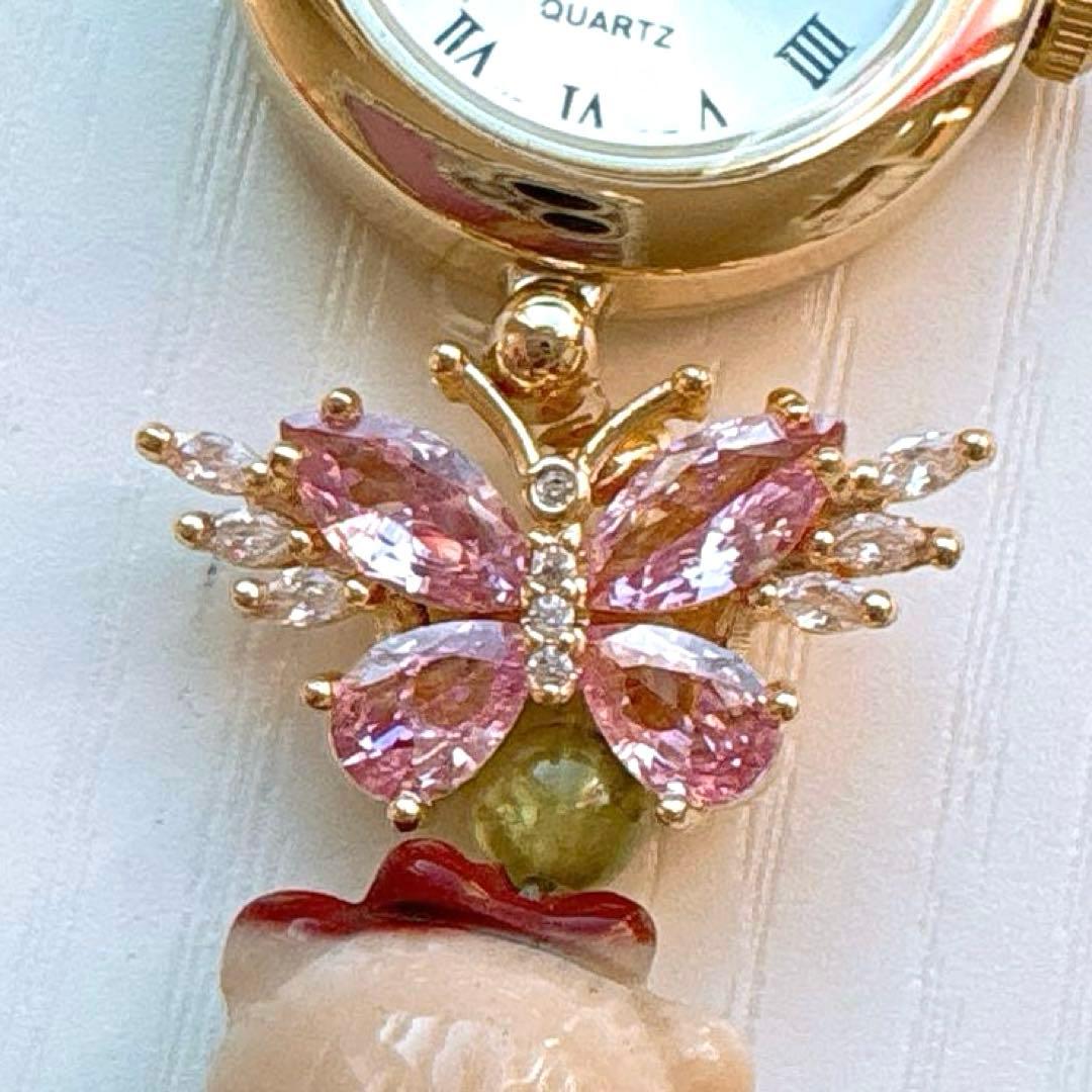 Berry様♥️ブレス2本ꕤラリマー ハート＆アラシャンくま天然石ブレス時計✧*。