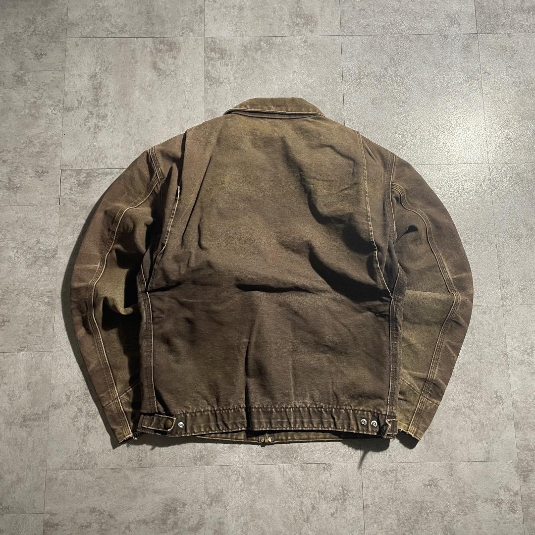 00s メキシコ製 ブラウン カーハート デトロイトジャケット ダックM