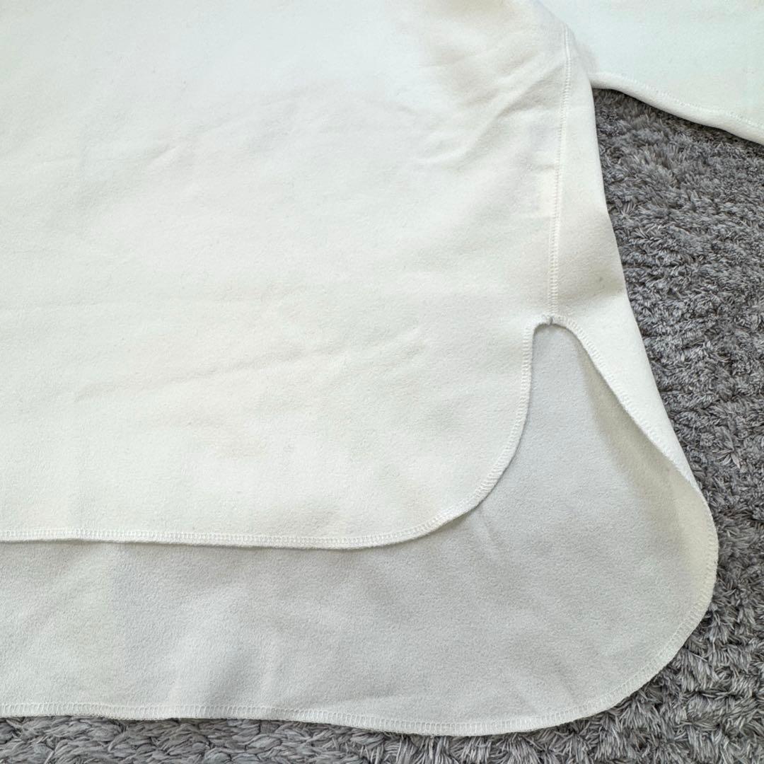 Nori 　s3037　ウィムガゼット【F】白系 Vガゼット長袖プルオーバ