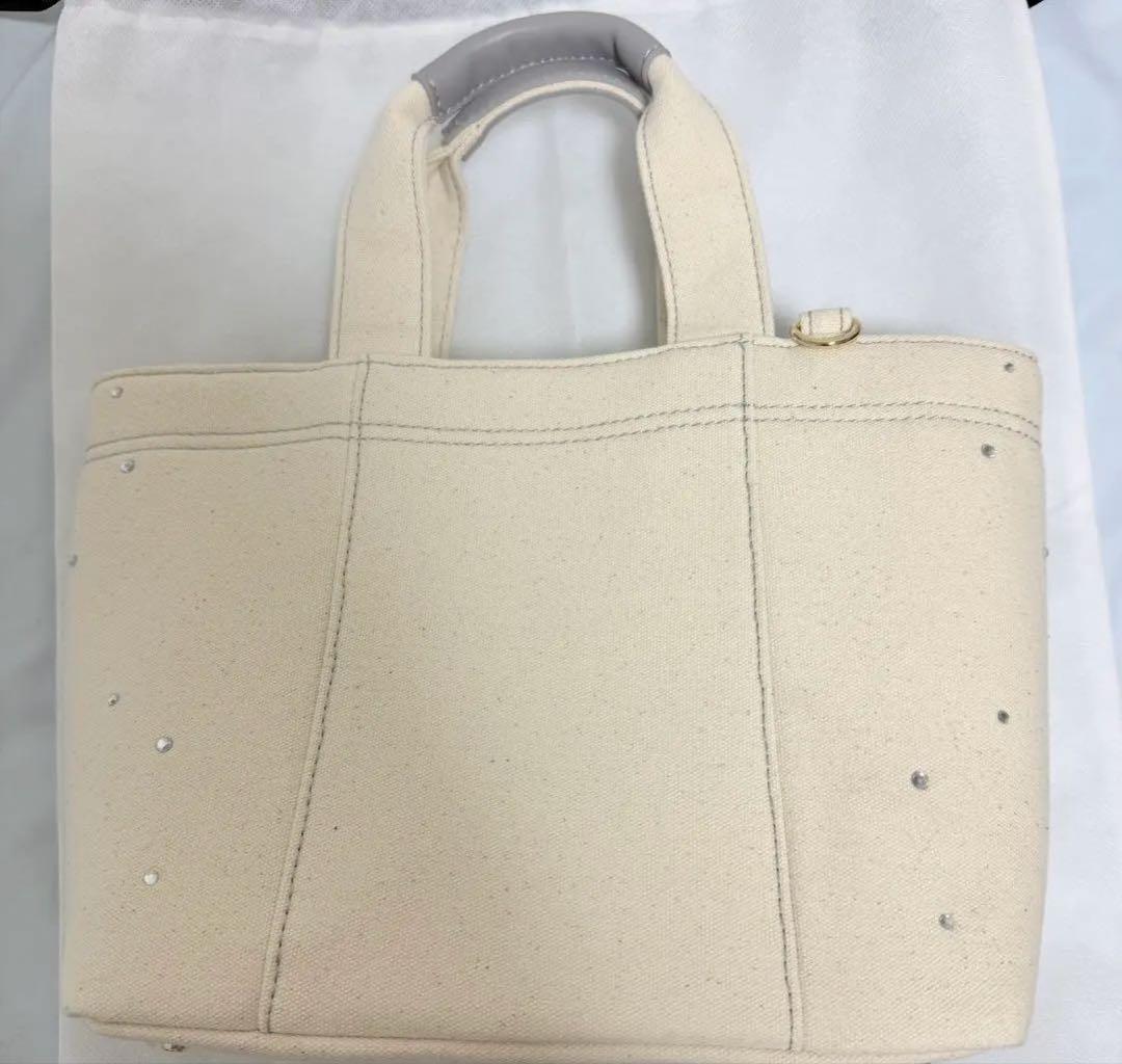 JILLSTUART バッグ トートバッグ 水色 フレームフリルトートポッピン