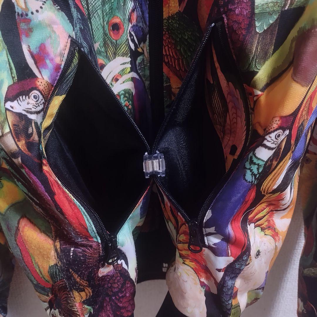 美品 adidas ジャージ トラックジャケット 鳥 総柄 OTサイズ