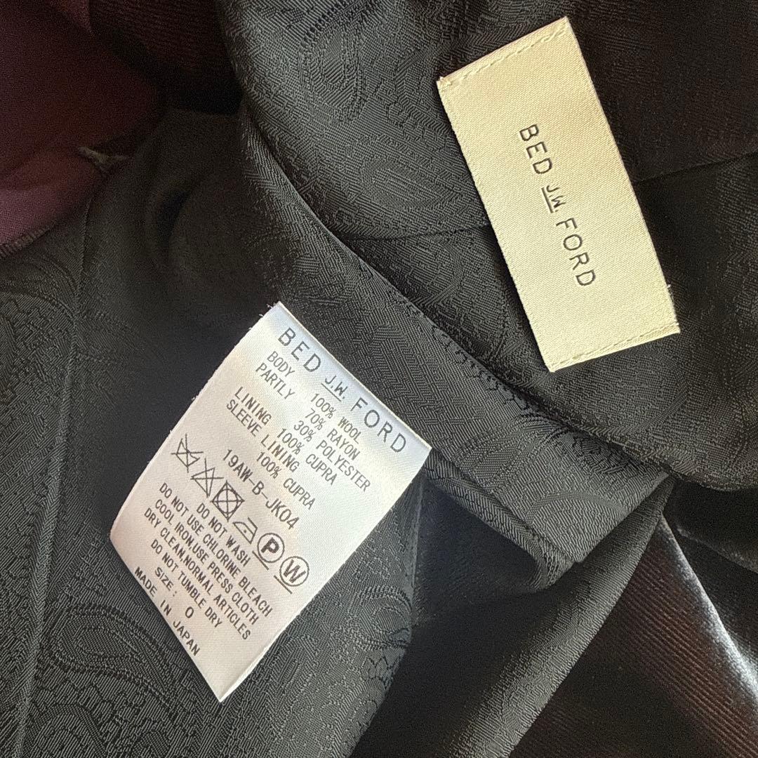 ジャケット・アウター BED J.W. FORD Shawl Collar Jacket